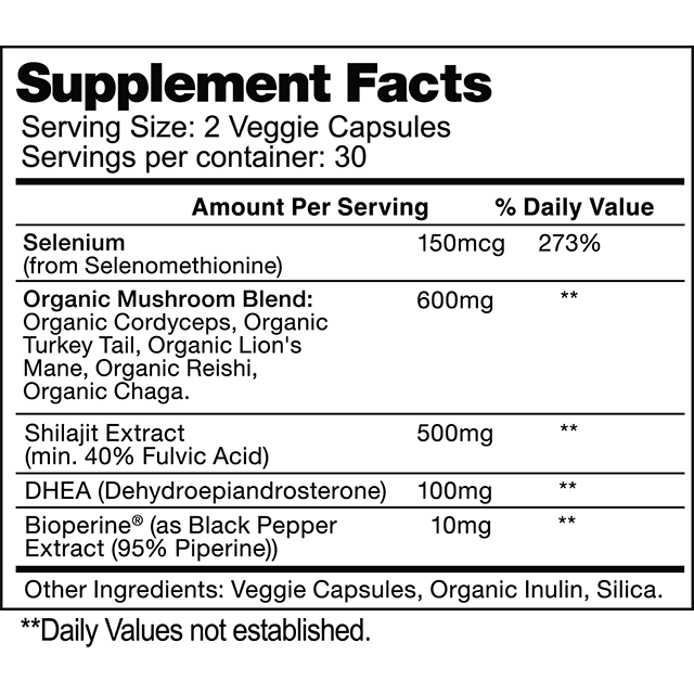 Eterno nutrition facts